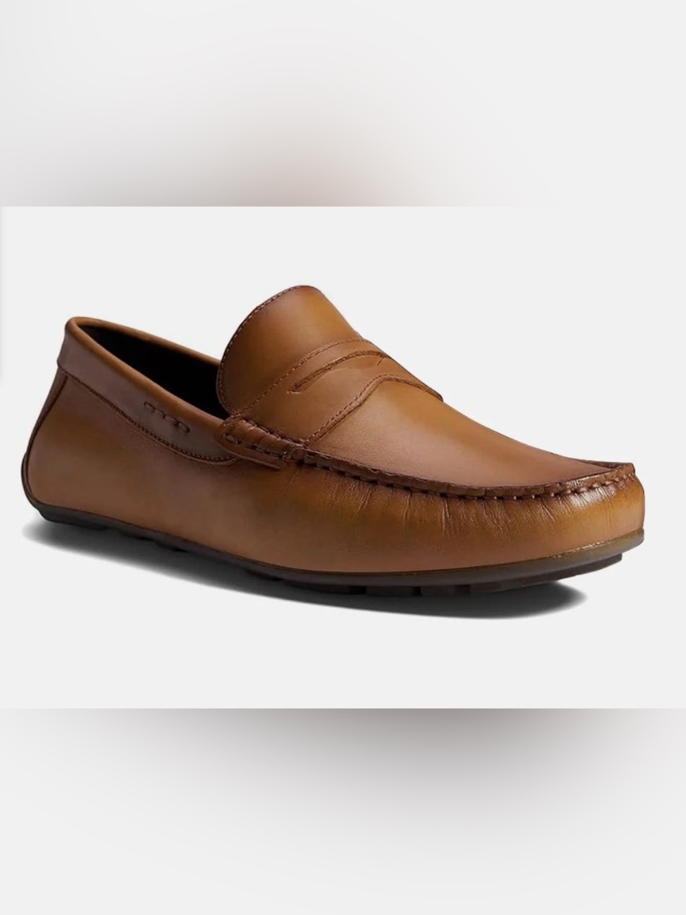 Marc Joseph New York Nebraska Leather Loafers | Tan Napa | Size: 10